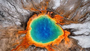 Grand Prismatic Spring: Źródła, którymi zawładnęły bakterie