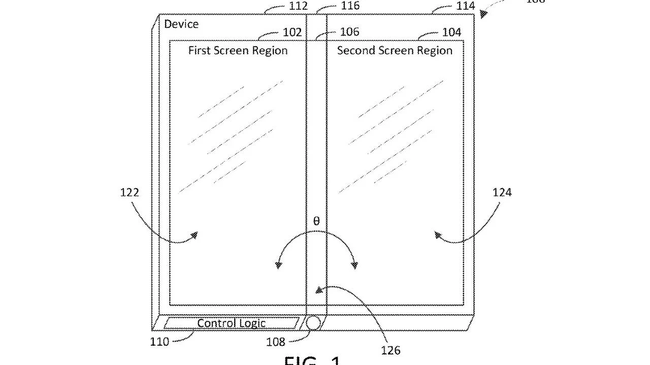 Patent na składany sprzęt od Microsoftu / fot. SlashGear Patent na składany sprzęt od Microsoftu / fot. SlashGear