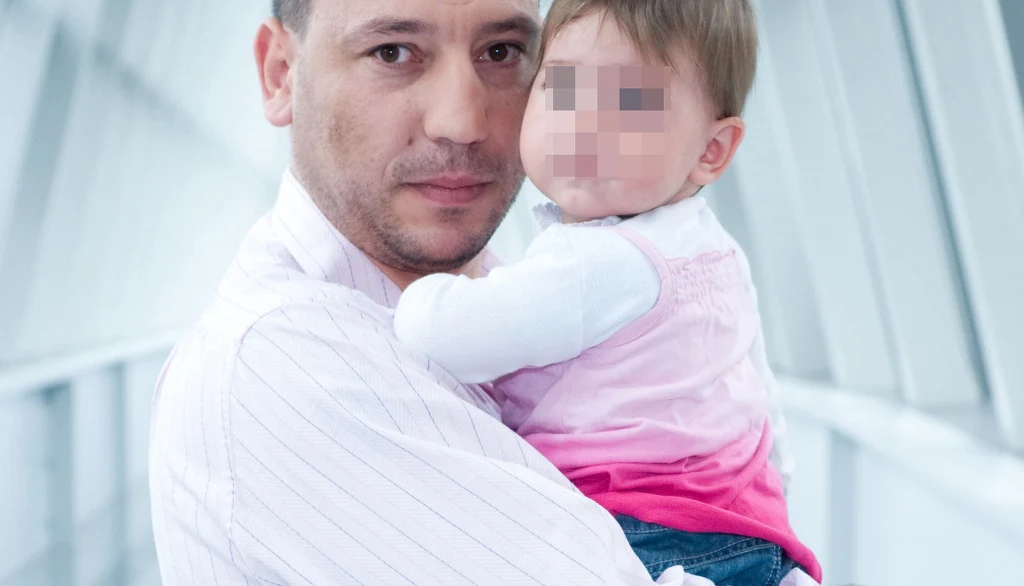 Jacek Olszewski z córką Lilianą