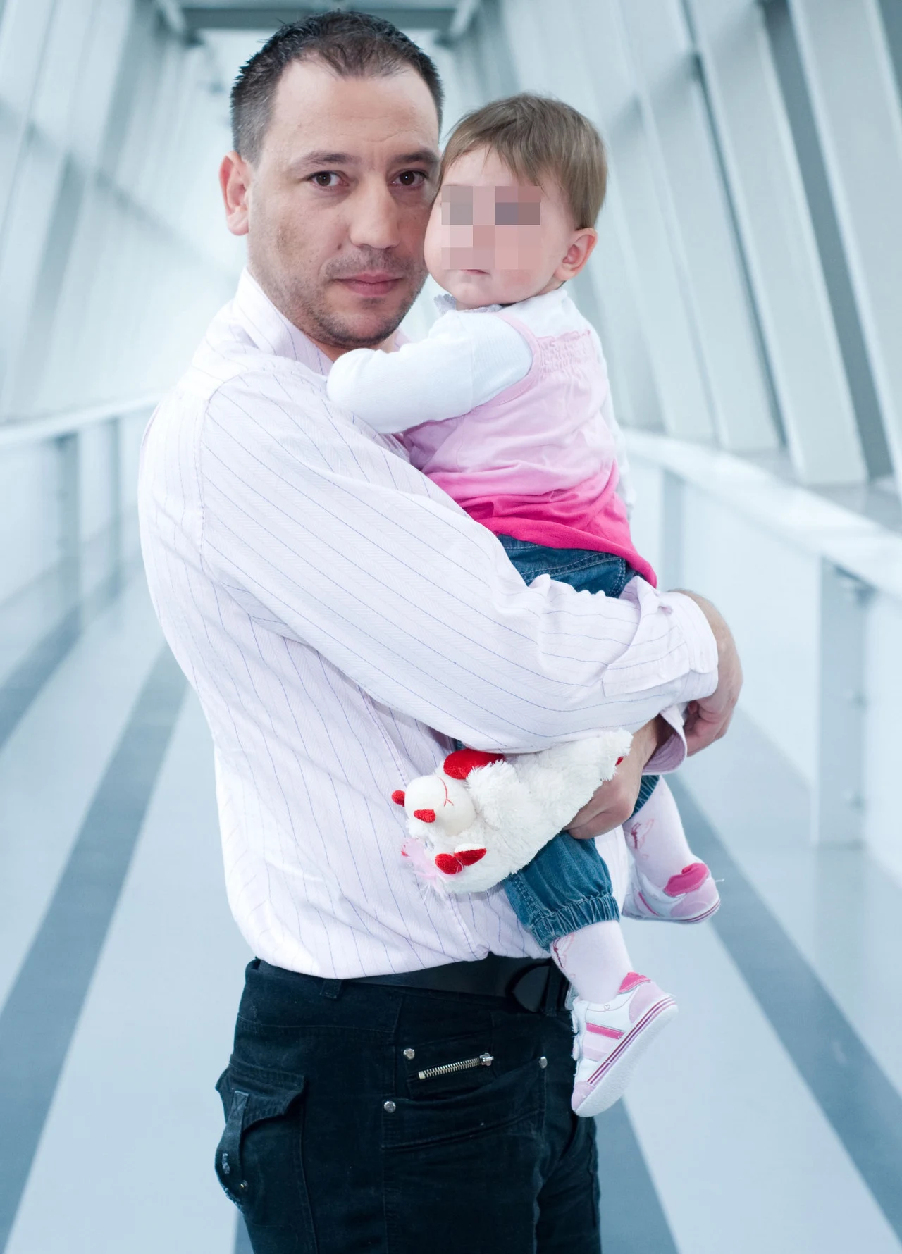 Jacek Olszewski z córką Lilianą, 2008 r.