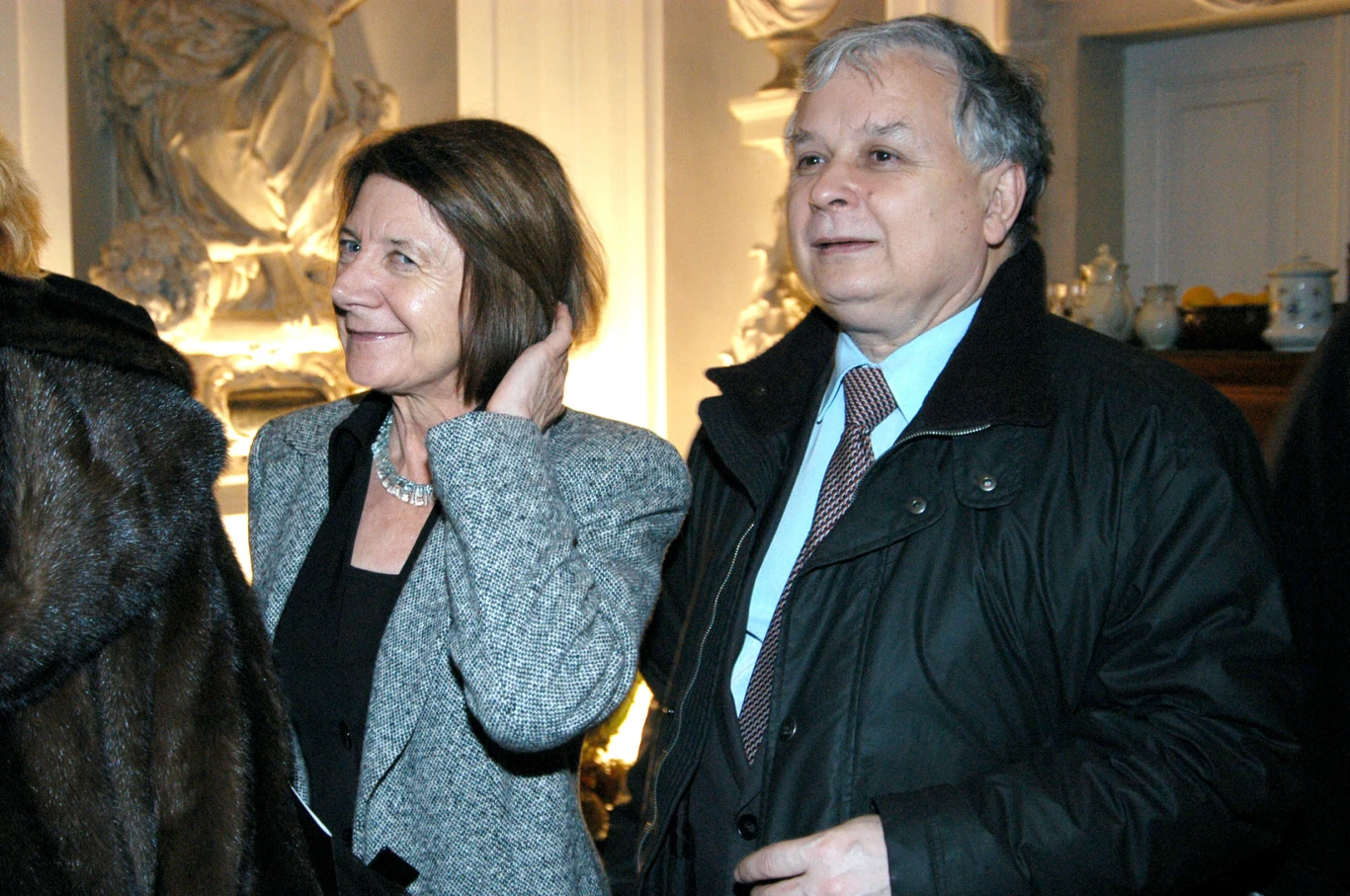 Maria i Lech Kaczyńscy w 2004 roku 
