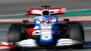 George Russell za kierownicą bolidu Williamsa