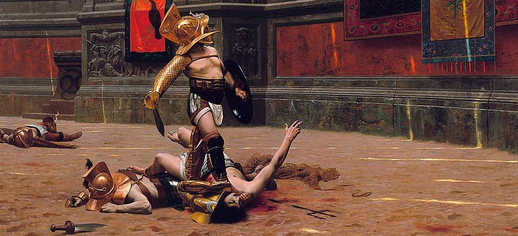 Walka gladiatorów na obrazie Jeana-Leona Gerome’a 