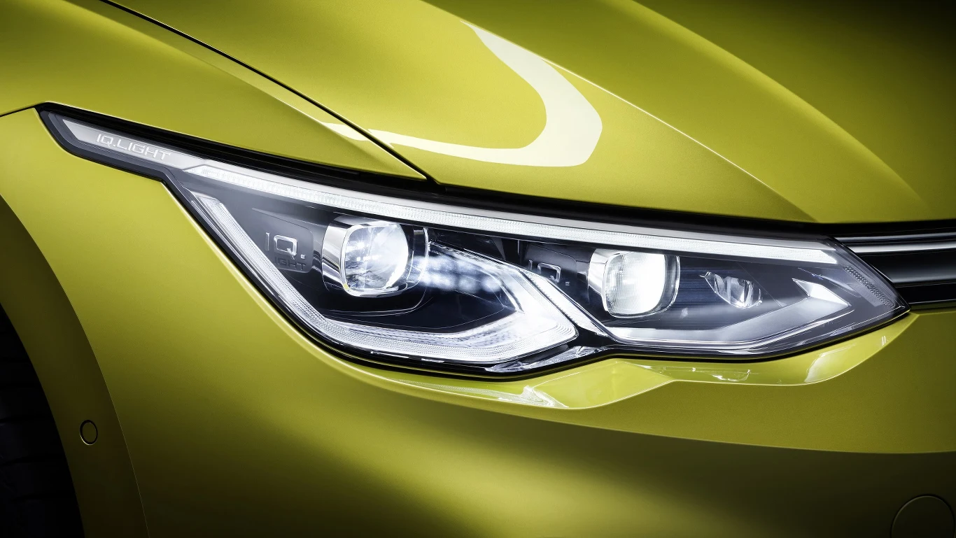 Volkswagen Golf ósmej generacji może być wyposażony w opcjonalne reflektory matrycowe