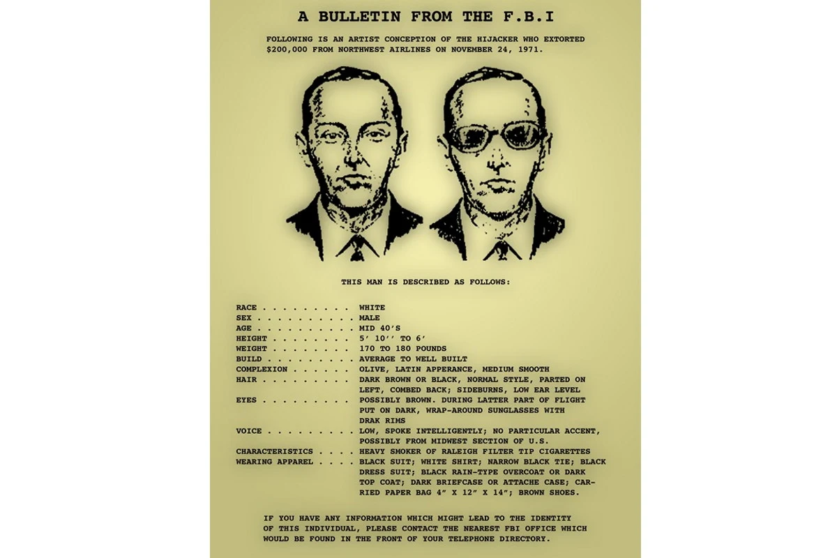 List gończy rozesłany przez FBI za porywaczem List gończy rozesłany przez FBI za porywaczem