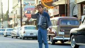 Michael J. Fox w filmie "Powrót do przyszłości" (1985)