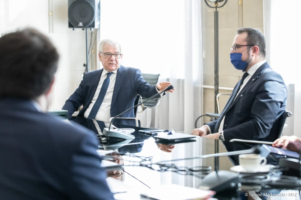 Posiedzenie sztabu; fot. Tymon Markowski MSZ Posiedzenie sztabu; fot. Tymon Markowski MSZ