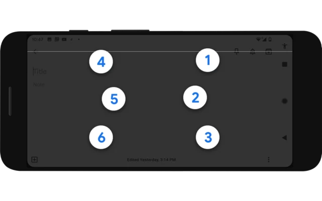 Google Braille'a TalkBack 