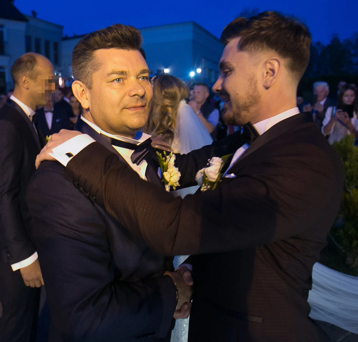 Daniel Martyniuk z synem Daniel Martyniuk z synem