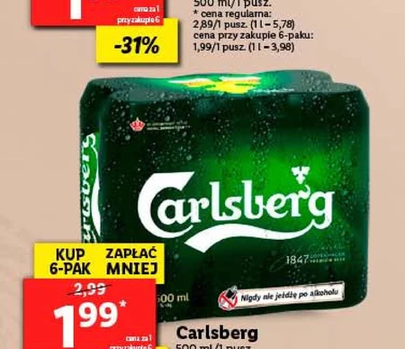 Piwo Carlsberg