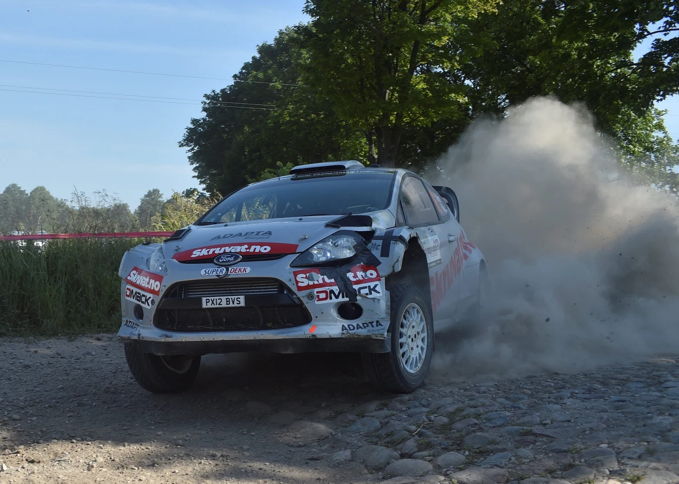 Czerwiec 2014. 71 Rajd Polski. Na trasie Petter Solberg Czerwiec 2014. 71 Rajd Polski. Na trasie Petter Solberg