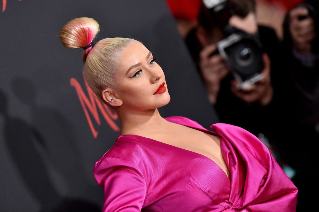 Christina Aguilera na premierze nowej wersji "Mulan" - Hollywood, 9 marca 2020 r.