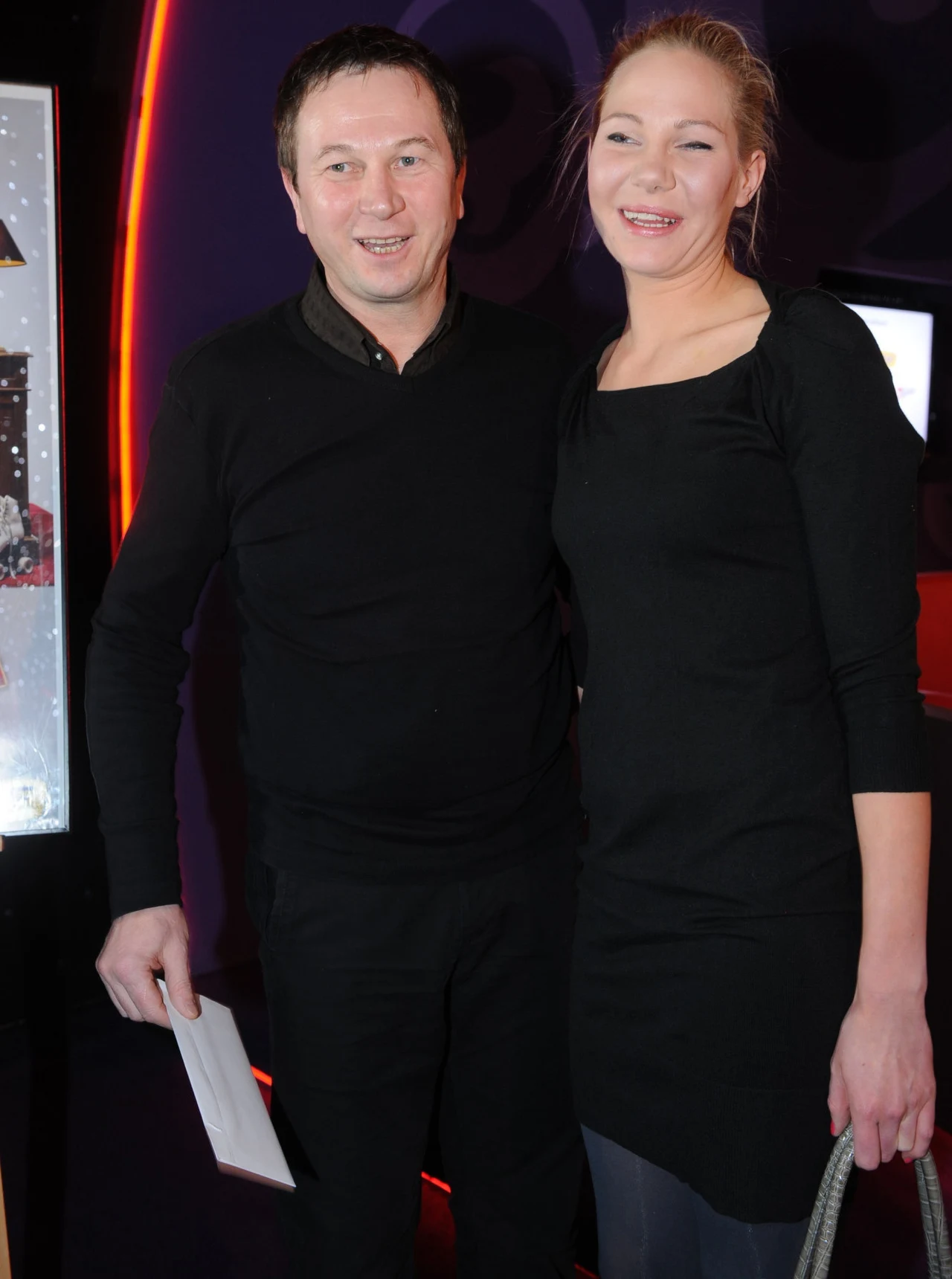 Piotr Cyrwus z córką Anną Piotr Cyrwus z córką Anną