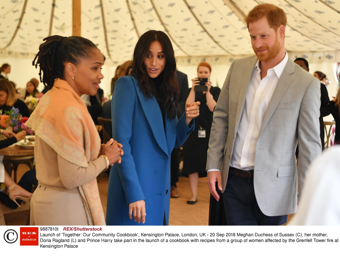 Meghan, Harry i Doria Ragland