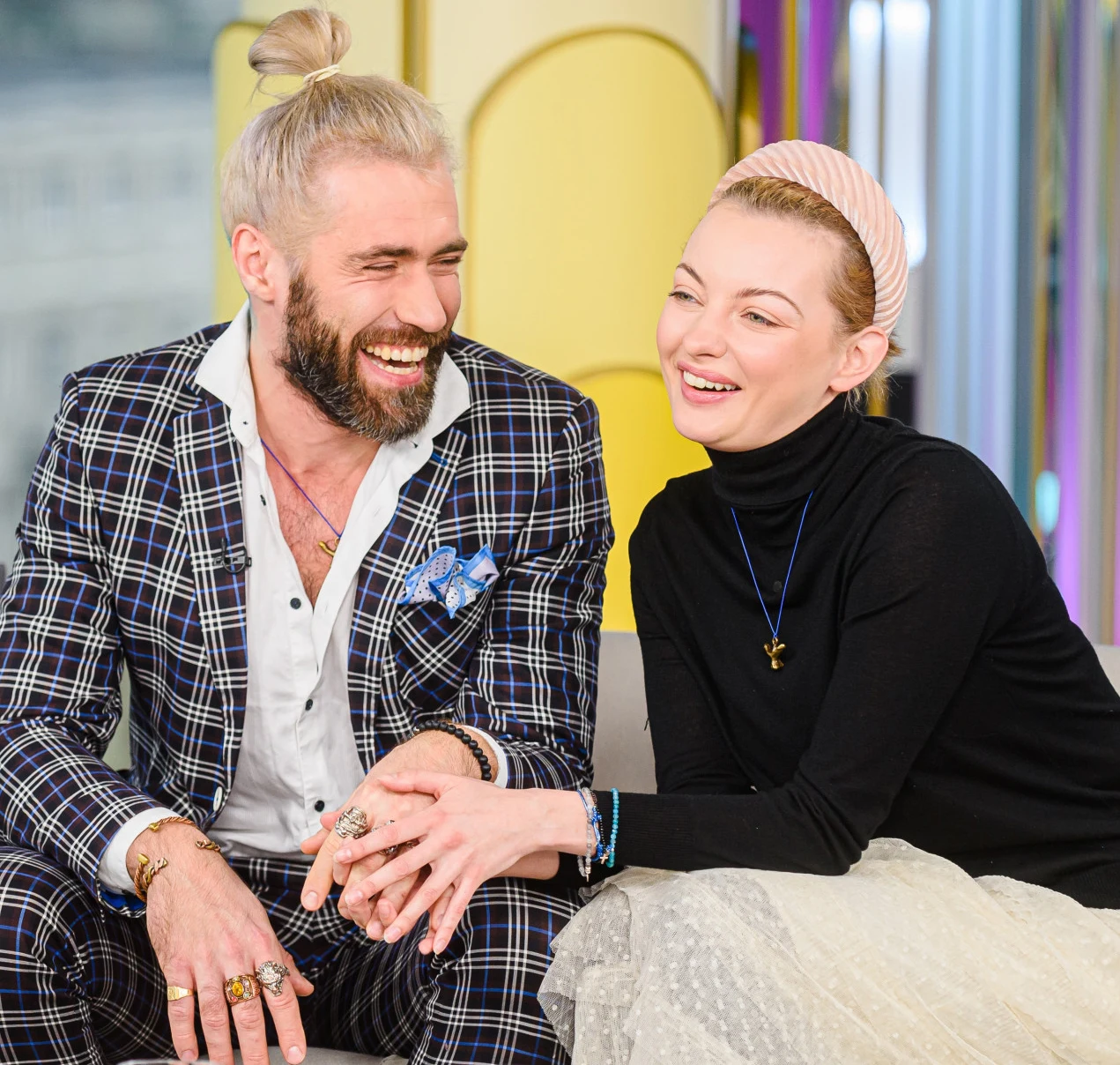 Kamil Lemieszewski z partnerką Ewą