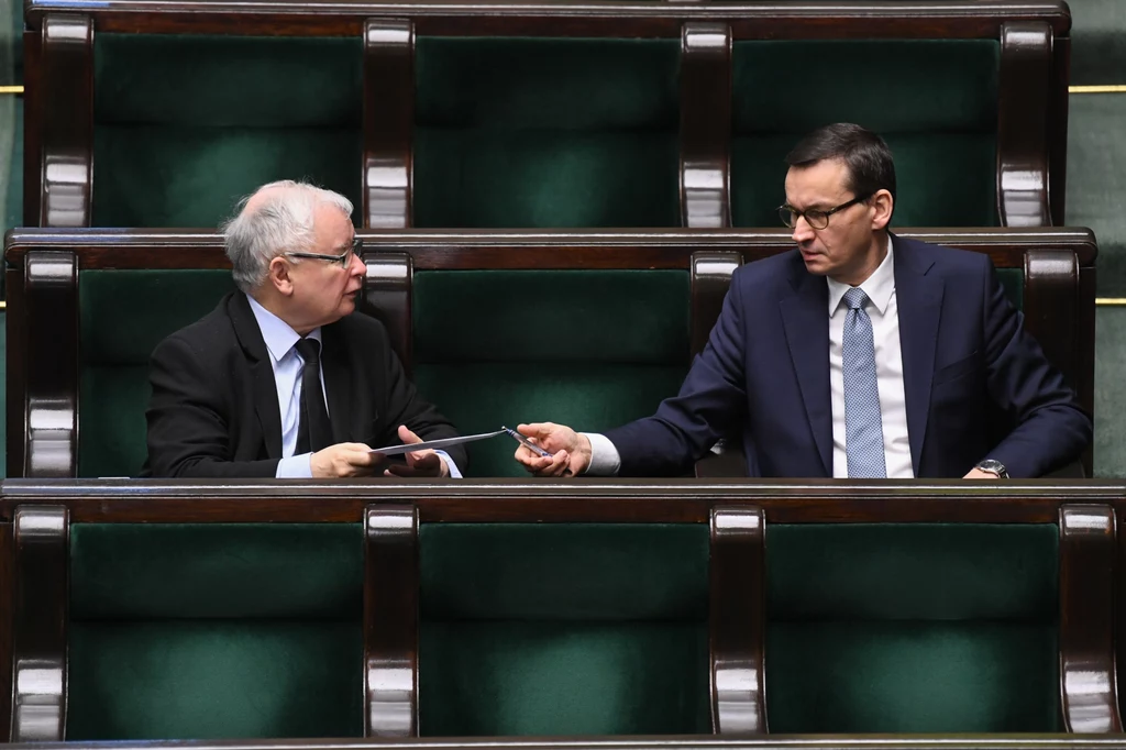Jarosław Kaczyński i Mateusz Morawiecki Jarosław Kaczyński i Mateusz Morawiecki