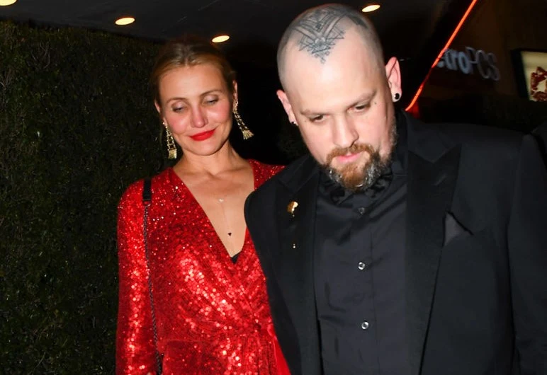 Cameron Diaz z mężem Cameron Diaz z mężem