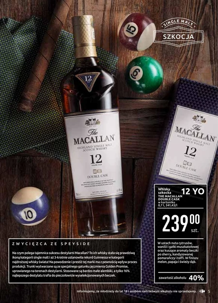Whiskey The Macallan Double Cask