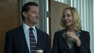 Hugh Jackman i Allison Janney  w filmie "Zła edukacja"