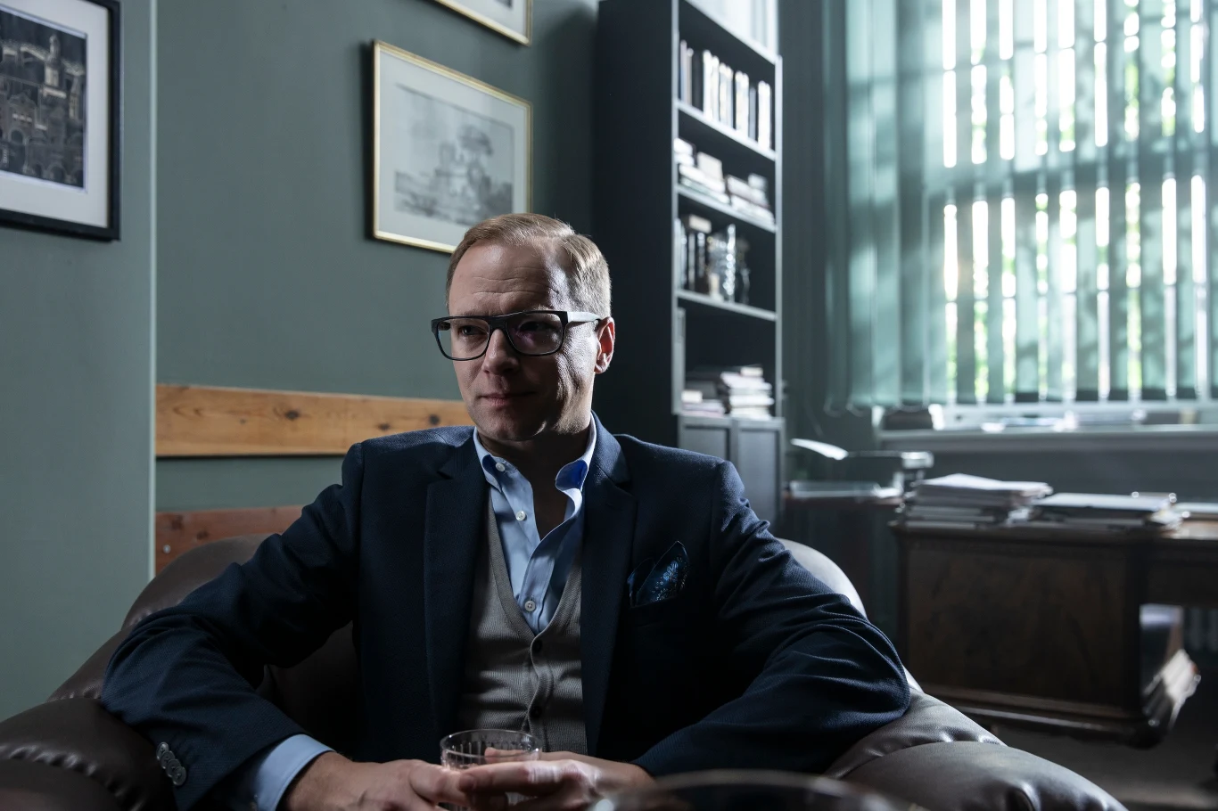 Maciej Stuhr w serialu "Szadź" Maciej Stuhr w serialu "Szadź"