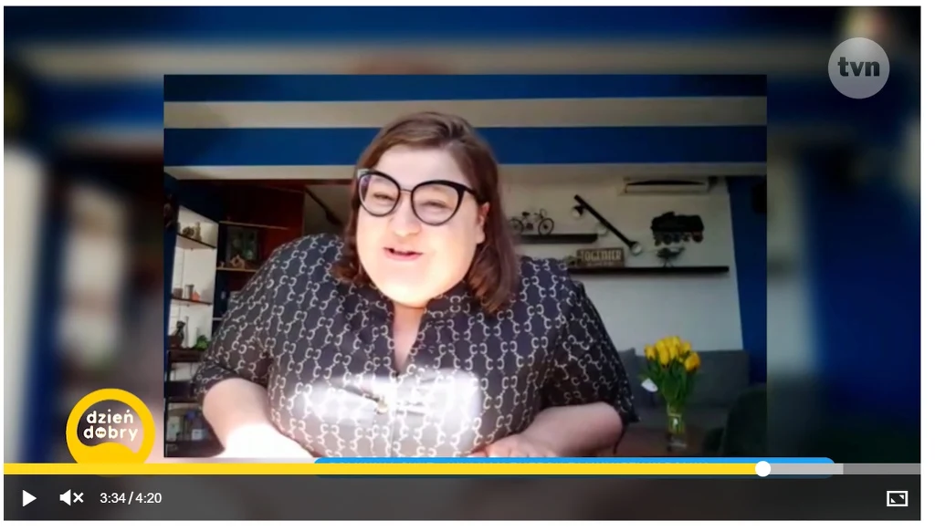 Dominika Gwit (Screen: dziendobry.tvn.pl)