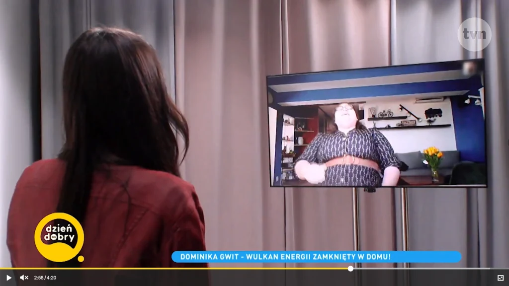 Dominika Gwit (Screen: dziendobry.tvn.pl)