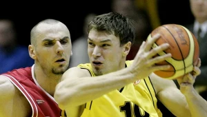 Adam Wójcik i Marcin Gortat