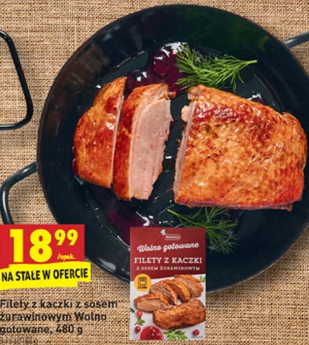 Filet z kaczki Wolno Gotowane