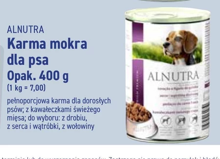 Alnutra 2024 dog food