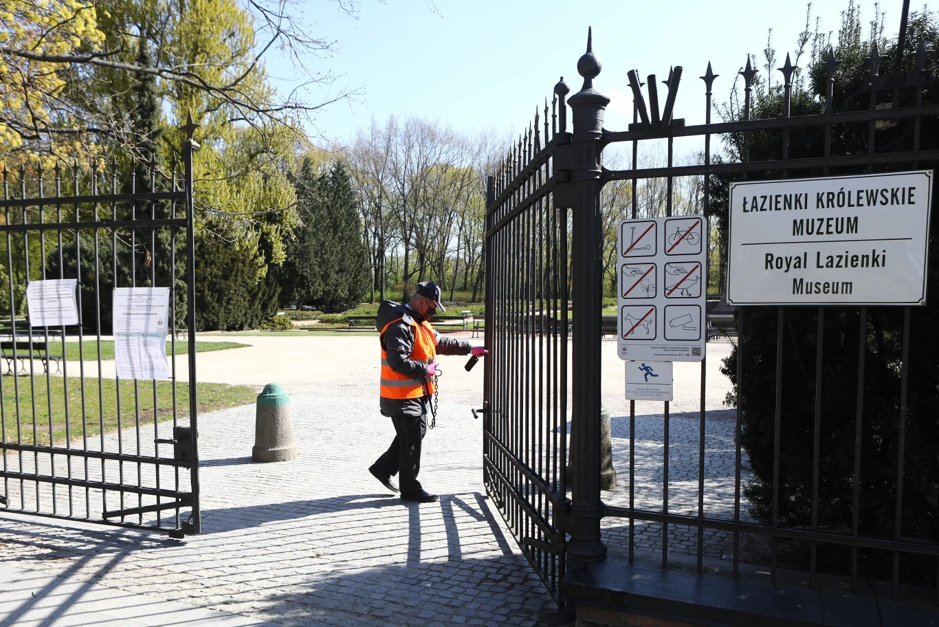 Ponowne otwarcie Łazienek Królewskich. 