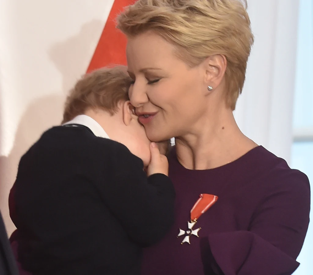 Małgorzata Kożuchowska z synkiem