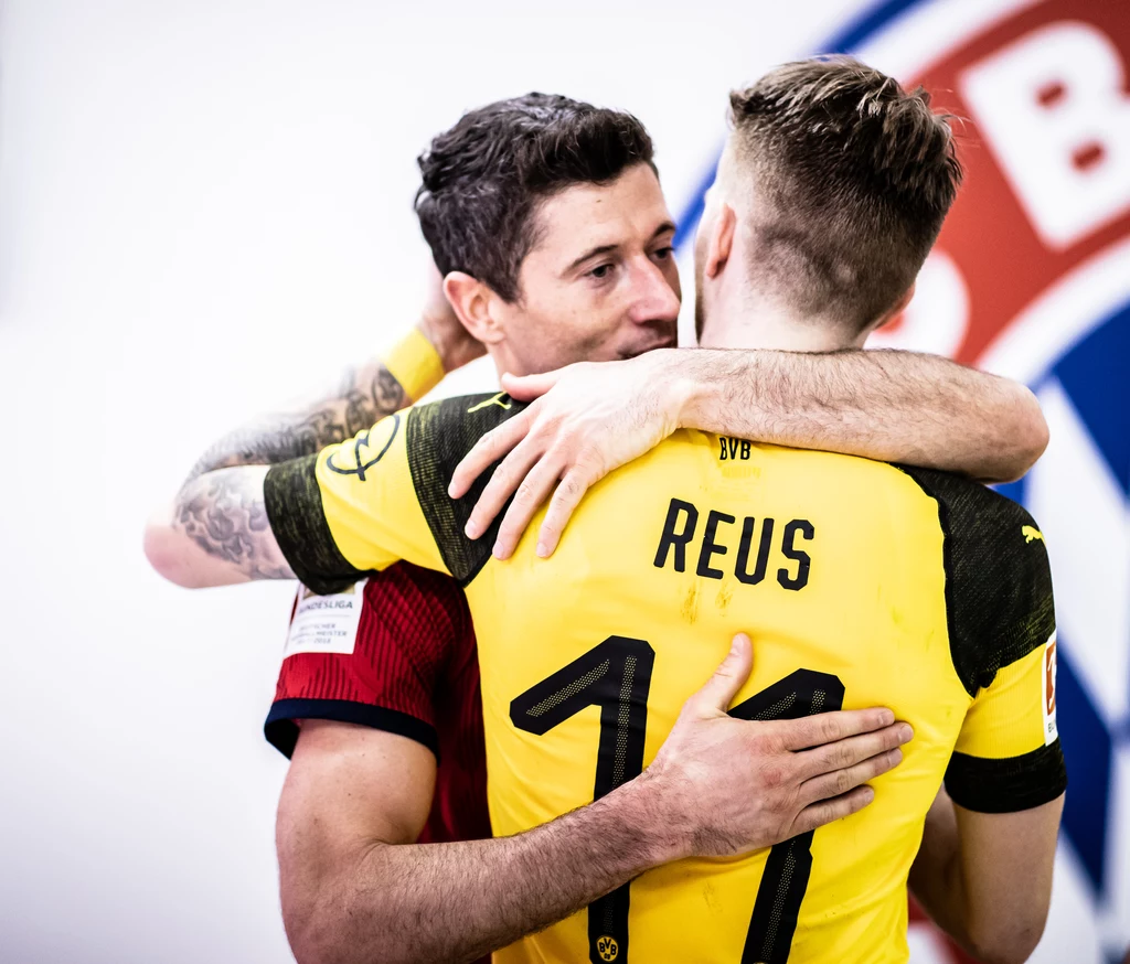 Robert Lewandowski i Marco Reus Robert Lewandowski i Marco Reus