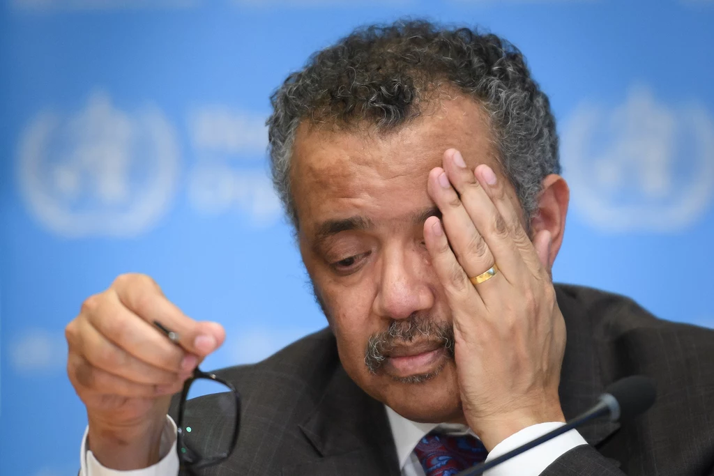 Dyrektor generalny Światowej Organizacji Zdrowia (WHO) Tedros Adhanom Ghebreyesus Dyrektor generalny Światowej Organizacji Zdrowia (WHO) Tedros Adhanom Ghebreyesus