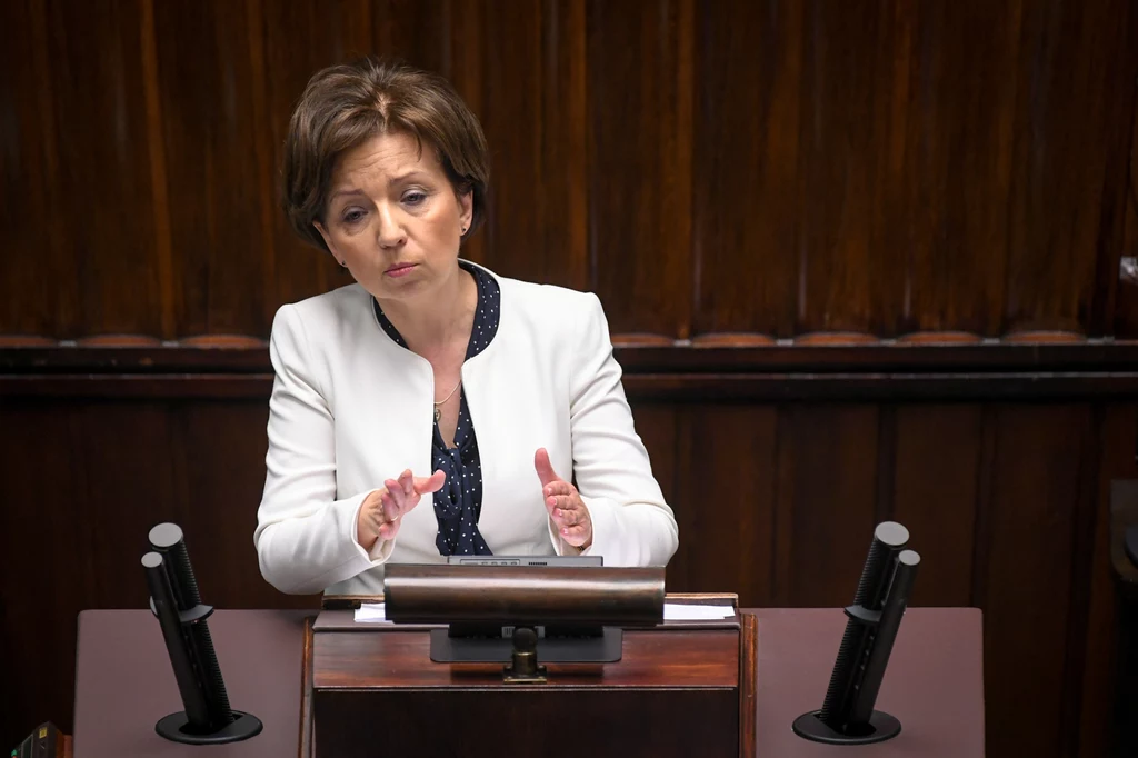 Marlena Maląg, minister rodziny, pracy i polityki społecznej.