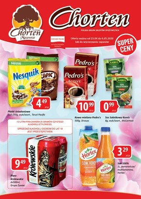 Oferta handlowa Chorten