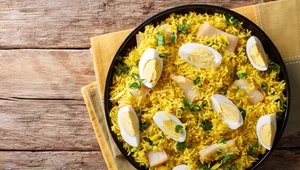 Kedgeree z wędzoną rybą