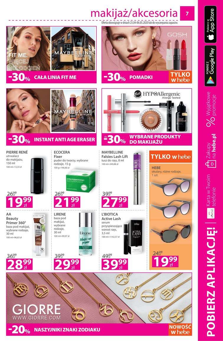 Hebe Gazetka Promocyjna oferty, rabaty, kupony [22.04 do Hebe Gazetka Promocyjna oferty, rabaty, kupony [22.04 do