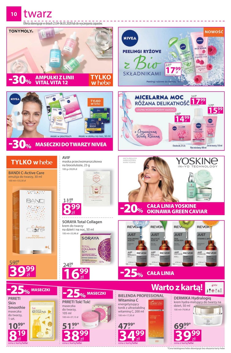 Hebe Gazetka Promocyjna oferty, rabaty, kupony [22.04 do Hebe Gazetka Promocyjna oferty, rabaty, kupony [22.04 do