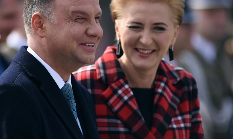 Andrzej Duda z żoną Andrzej Duda z żoną