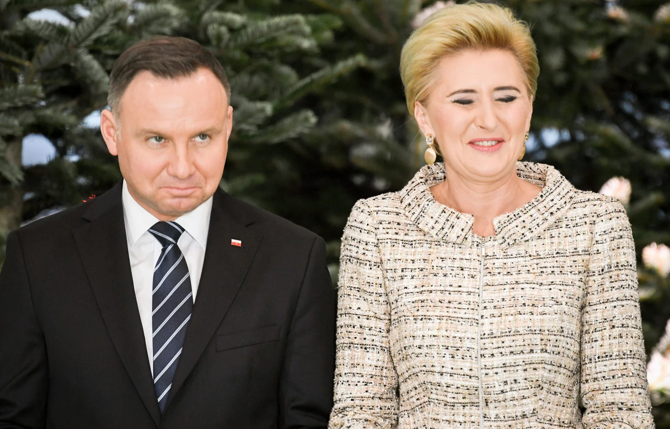 Andrzej Duda z żoną Andrzej Duda z żoną