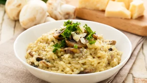 Risotto z pieczarkami 