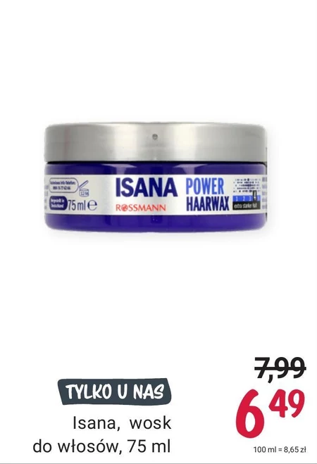 Wosk do włosów Isana