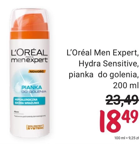 Pianka do golenia Loreal