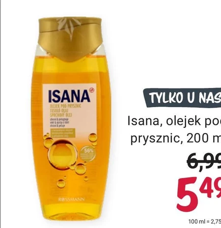 Olejek pod prysznic Isana