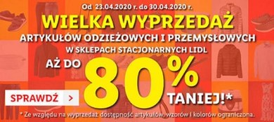 Wielkie obniżki na produkty w Lidlu! Wyprzedaż twa!