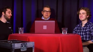 Maciej Orłoś z synami w "Orłach w internecie"