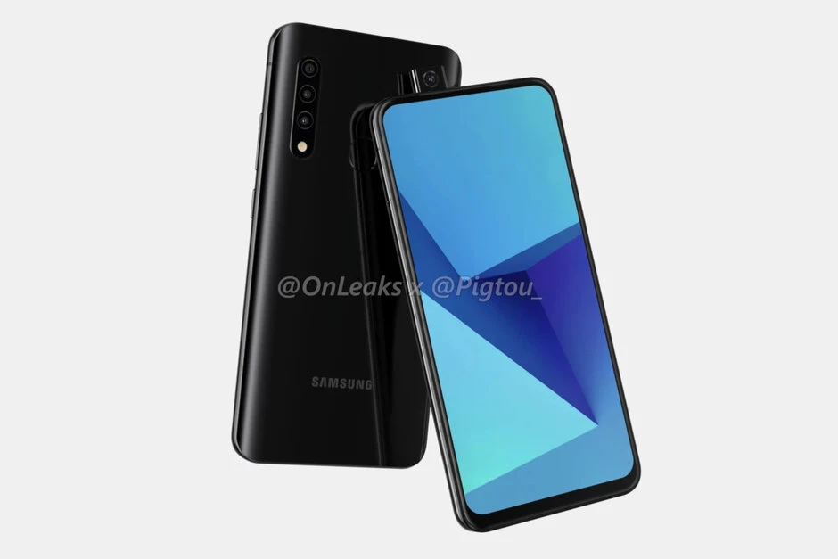 Samsung smartfona z wysuwaną kamerką / fot. OnLeaks