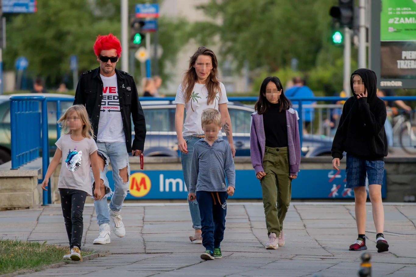 Michał Wiśniewski z piątą żoną i dziećmi Michał Wiśniewski z piątą żoną i dziećmi