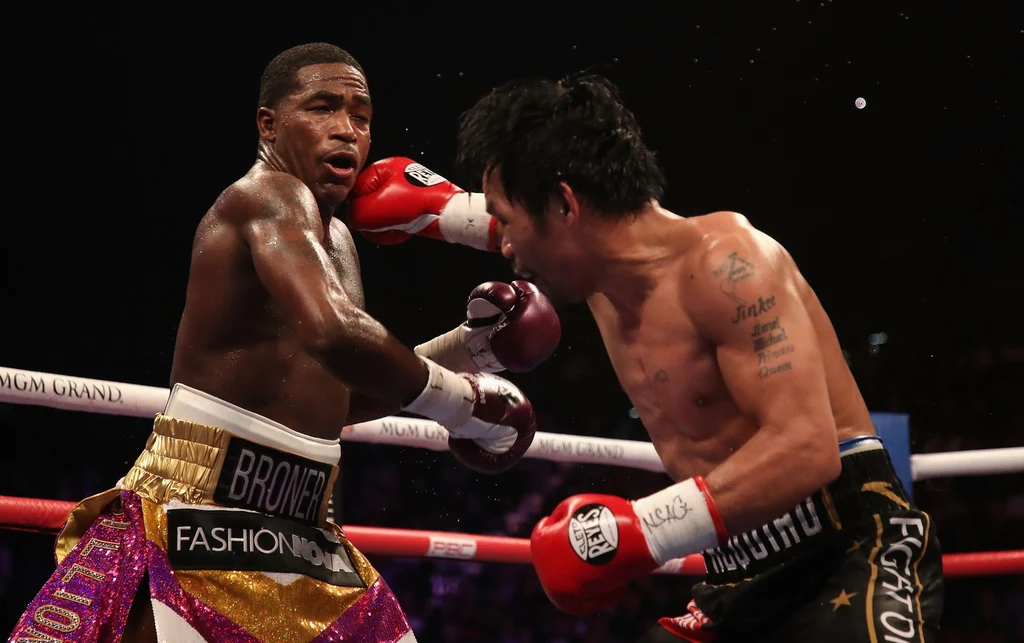 Adrien Broner w pojedynku z Mannym Pacquiao