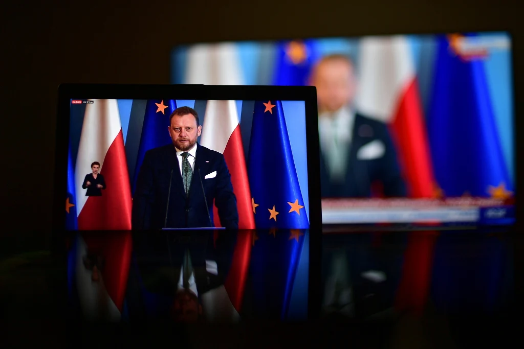 Transmisja konferencji prasowej ministra zdrowia Łukasz Szumowskiego Transmisja konferencji prasowej ministra zdrowia Łukasz Szumowskiego